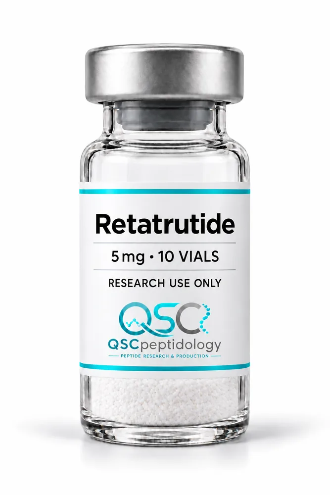 Retatrutide 5mg (Confezione da 10 fiale) QSC Peptidology